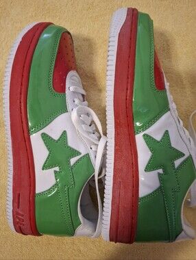 A Bathing Ape BAPE STE Italy National Colors Mens Size Mens 7.5